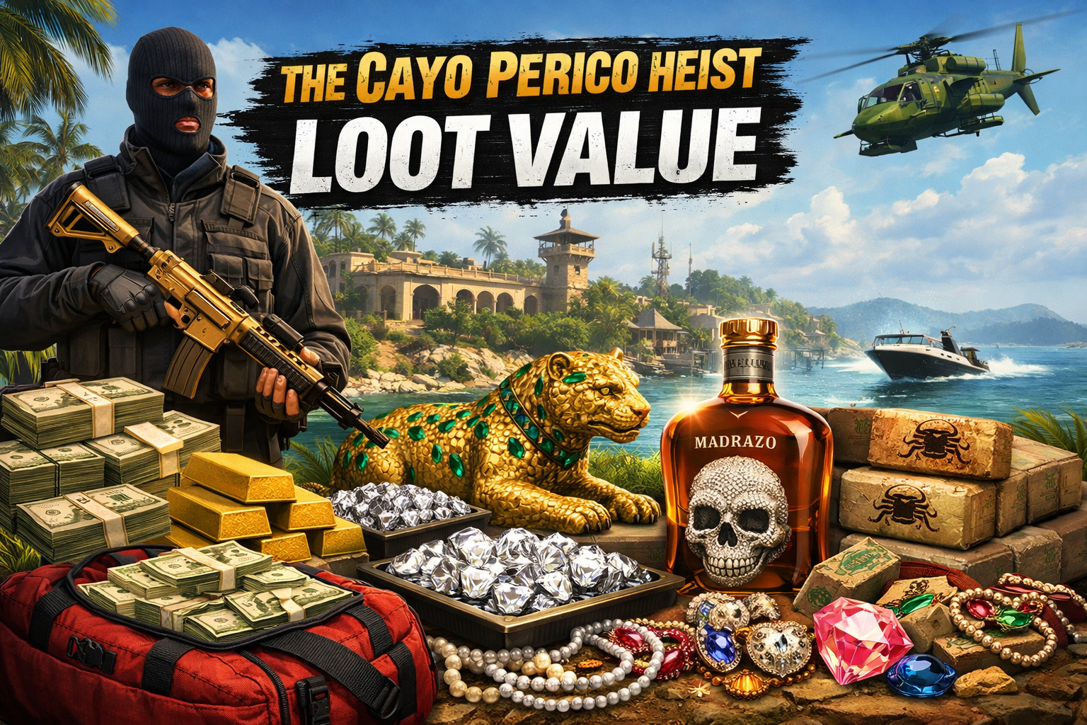 Featured image for 🏝️The Cayo Perico Heist Loot Value