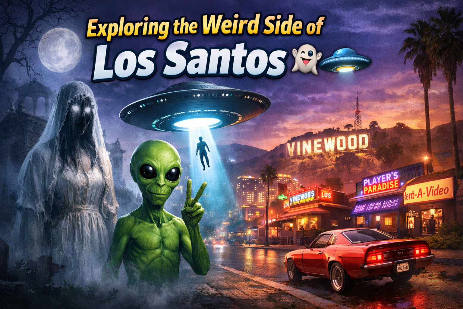 Exploring the Weird Side of Los Santos 👻🛸 Story Mode!