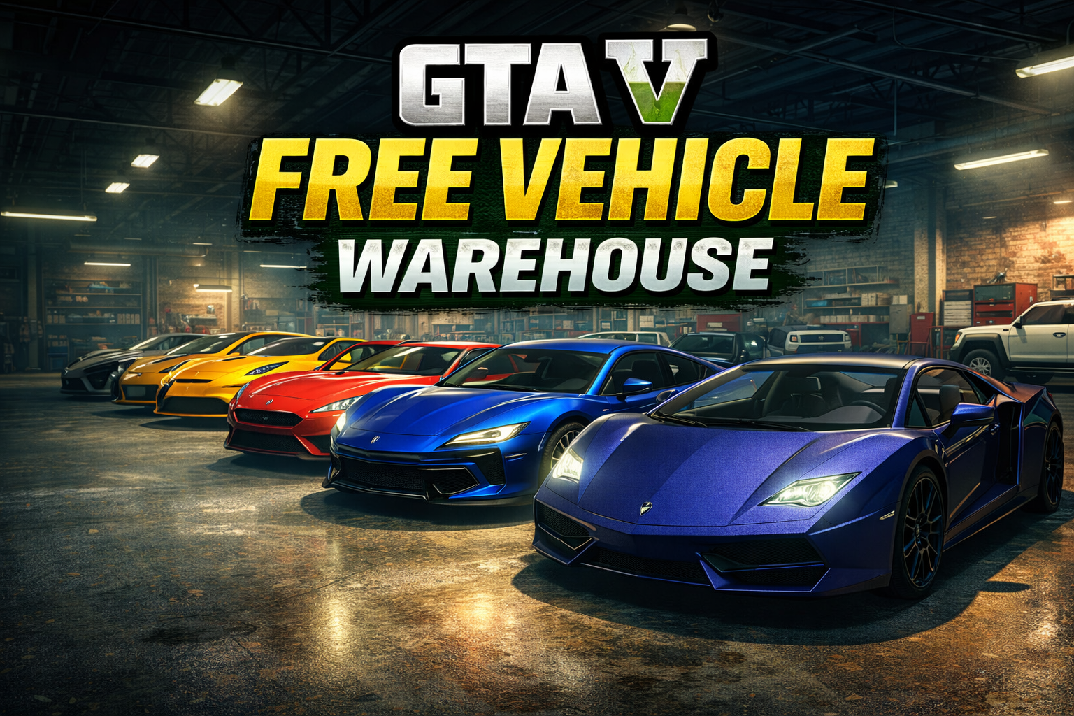 🏢 GTA V Free Vehicle Warehouse Guide – Grab Your Ride!