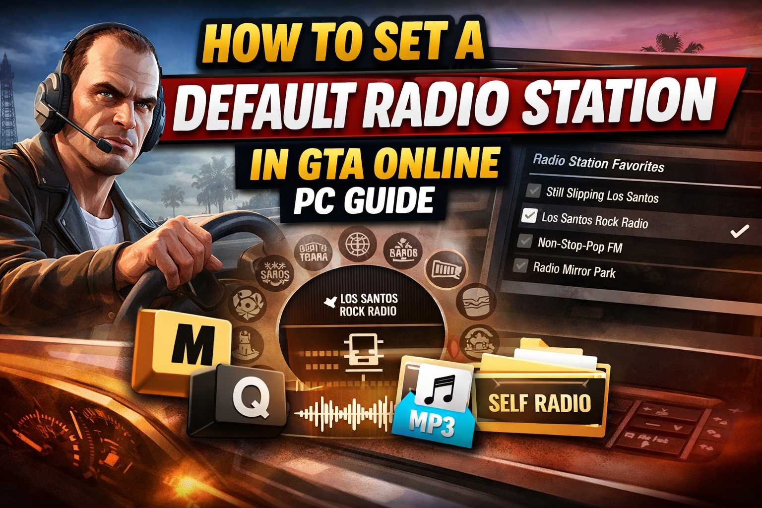 🎧 How to Set a Default Radio Station in GTA Online (PC Guide)