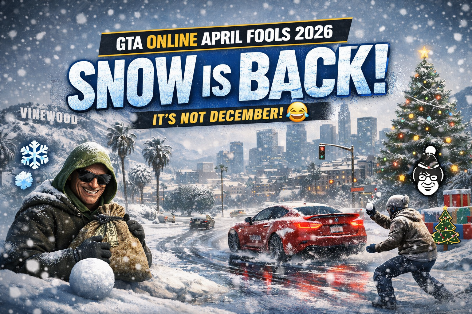 ❄️ GTA Online April Fools 2026 – SNOW IS BACK